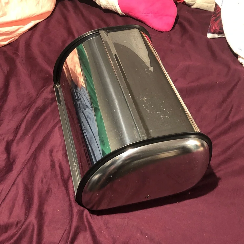Simpli-Magic Silver Bread Box
